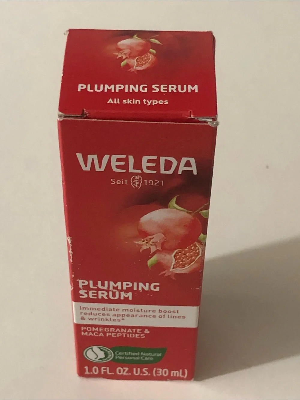 Weleda Plumping Serum w/Pomegrante & Macca Peptides — All Skin Types